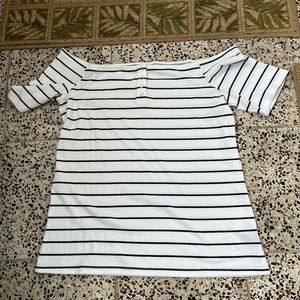 Off the shoulder Henley